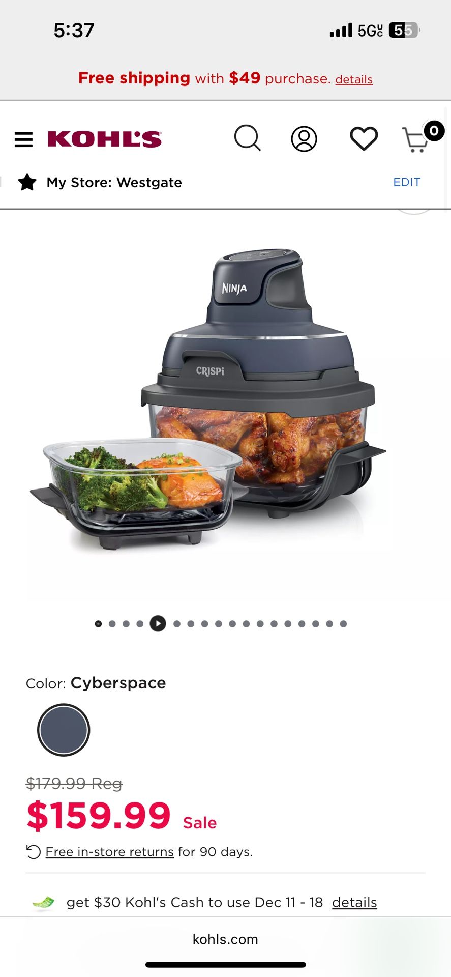 Ninja Crispi™ 4-in-1 Portable Cooking System