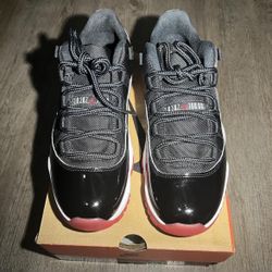 Jordan 11 Retro Bred Low - Men’s Size 9 - Clean
