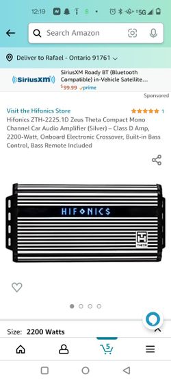 Hifonics Amp