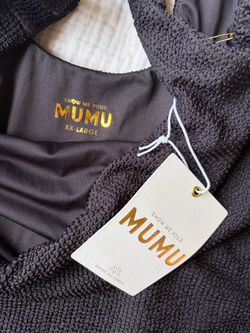 NEW XXL Show Me Your Mumu Black Textured Women Swimwear