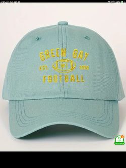 New Embroidered Green Bay Football Baseball Cap 