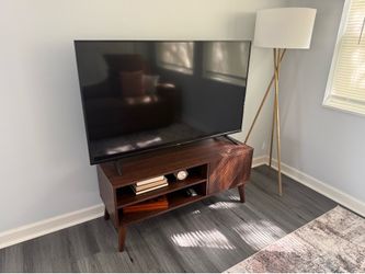 Entertainment console stand brown
