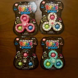 Star Bubble Popper Fidget Spinner - Party Favor - Prize - Treasure Box