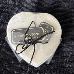 Four Brand New Marble Heart Shaped Coasters 