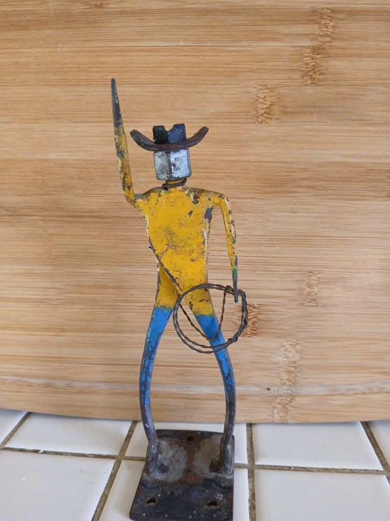 Vintage Cowboy Sculpture