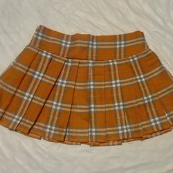 Last Second Halloween! Clueless” Plaid Pleated Miniskirt 🧡