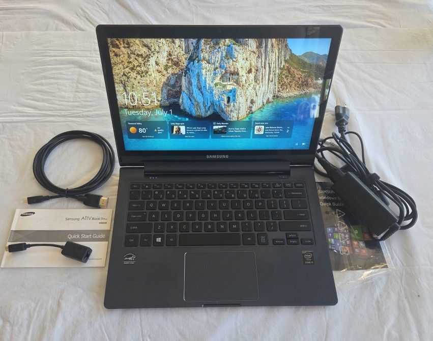 Samsung ATIV Book 9 Plus 13.3" i7 2.5Ghz 8Gb RAM 256Gb SSD NP940X3K-K02US