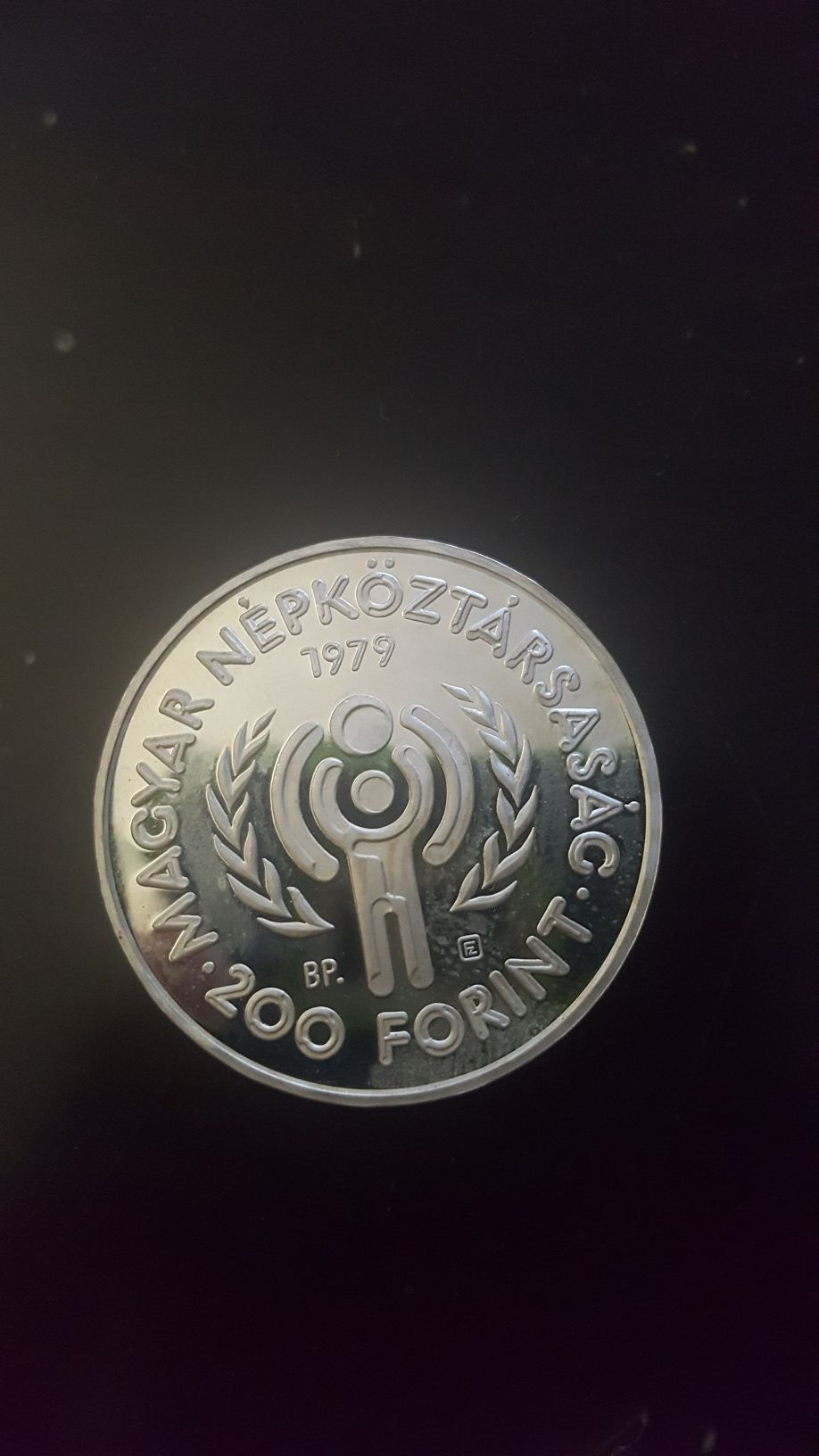Hungary 200 Forint Silver Coin 1979 Year of the Child