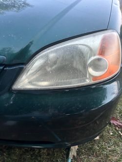 Car Headlight Assembly with Amber Turn Signal