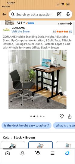 Brand New standing/sitting desk 40$ OBO