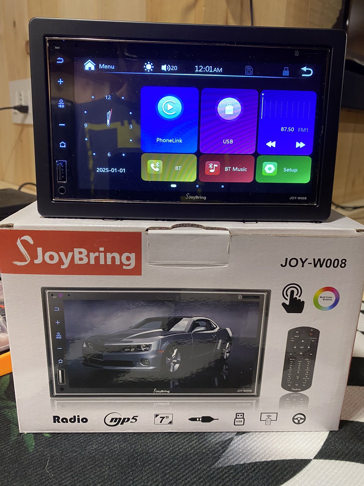 double Din Wireless Apple CarPlay / Android Auto Head unit