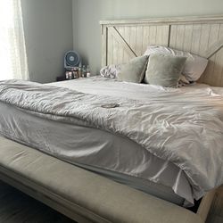 Real Wood Cali King Bed Frame 
