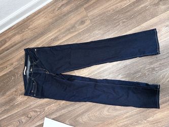 Dark Wash Straight Leg Jeans