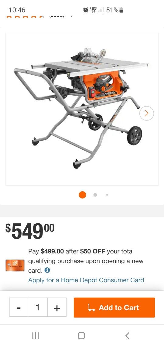 table saw
