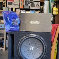 12inch Kicker Amplifier And Kit 