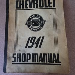 1941 Shop Manual & Ad