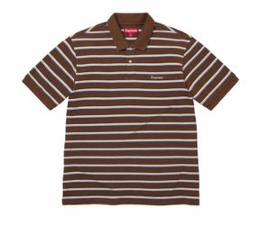 Supreme striped shirt Brown