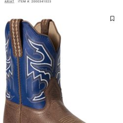 New !!! Kids Boys  Ariat Size 3 Wester Boots 