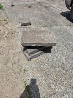 Concrete driveway extention blocks