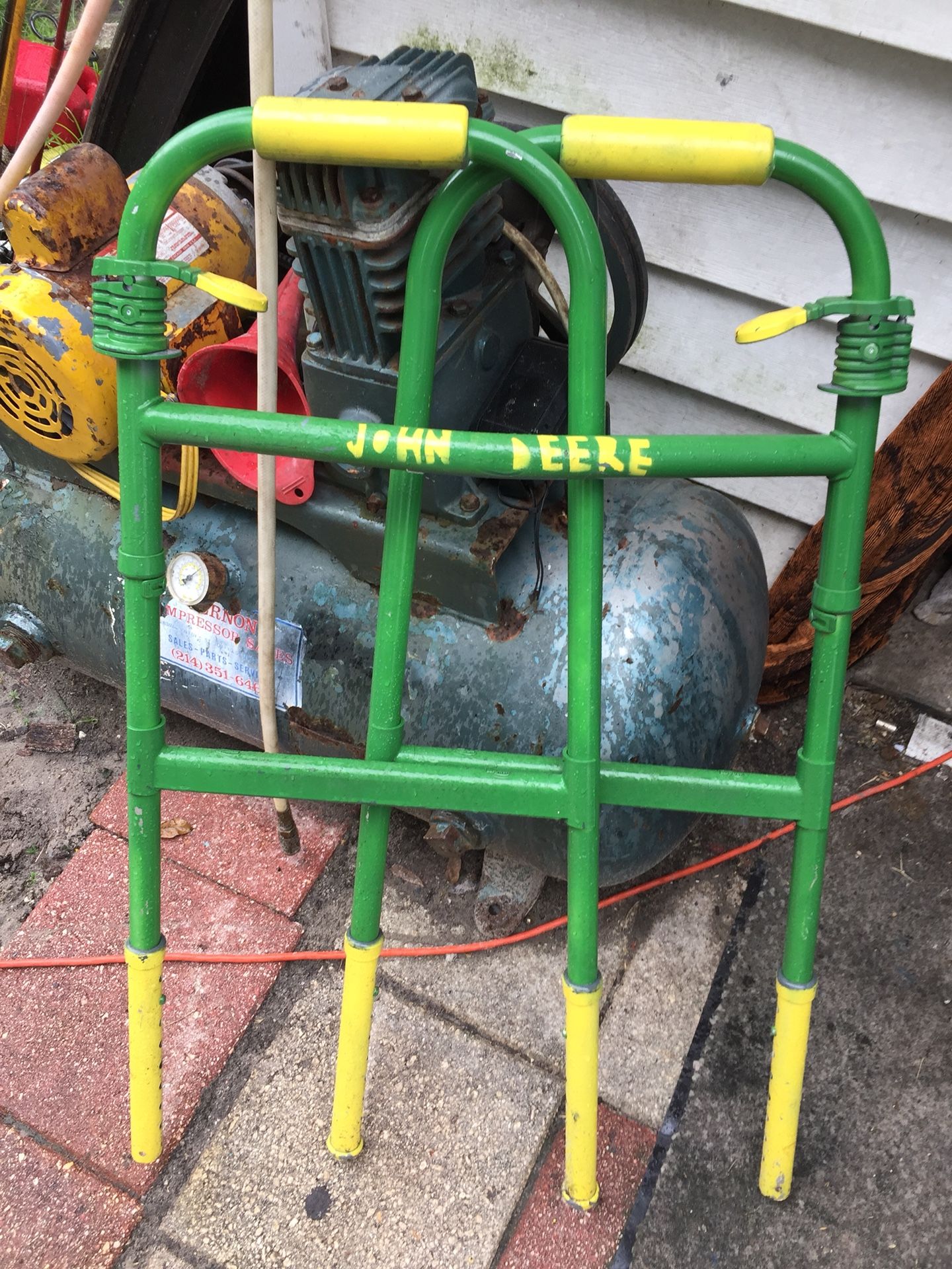 Adult walker custom paint John Deere