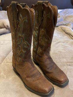 Justin Woman 12” Square Toe Boot