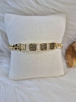 Men's Bracelet 14K Gold Laminated Hypoallergenic Waterproof Non Tarnish Excellent Quality  35$