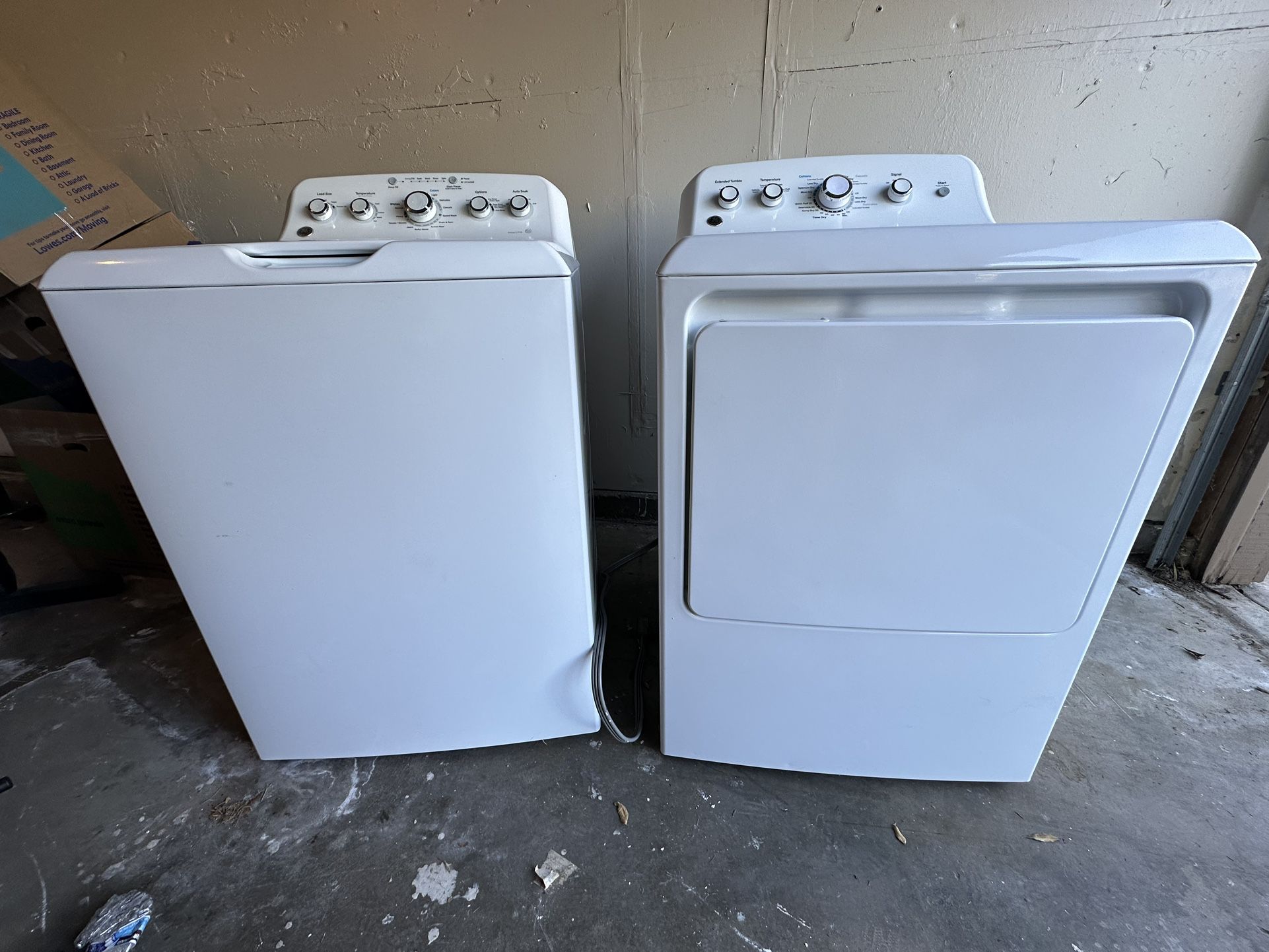 GE Electric Washer And Dryer 