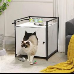 Cat Litter Box Enclosure Cat Litter Tray Furniture Cat Washroom