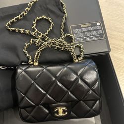 Authentic Chanel Top Handle Bag