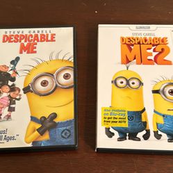 Despicable Me and Despicable Me 2 DVDs