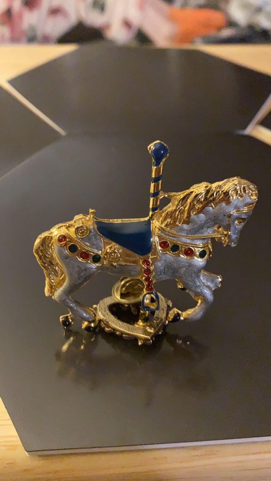 Carousel Horse Brooch