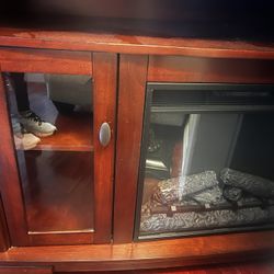 Fire Place Tv Stand 