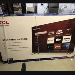 NEW TCL Smart 4K Roku Tv 75s435 Model