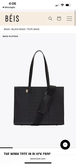 Beis - The Large Work Tote In Black