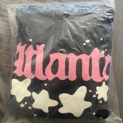 Atlanta Spider Hoodie Pink And White