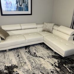 New White Sectional Sofa Couch Sale price 
