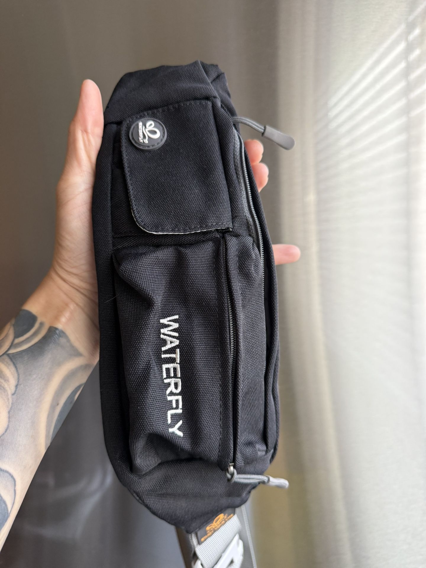 Waterfly Sling Bag Crossbody Chest Backpack Black