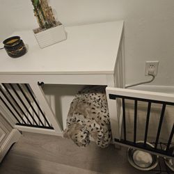 White Dog Kennel Only