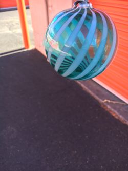Hand blown glass ball