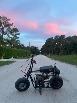 Built out Colman mini bike