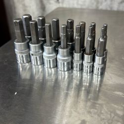 14pc Cornwell Metric & SAE Hex Socket Set