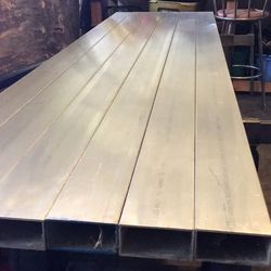2x4x92”x.250 Kaiser aluminum sticks  x6