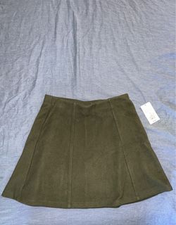 Olive skirt