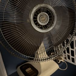 Vintage Oscillating Fan 