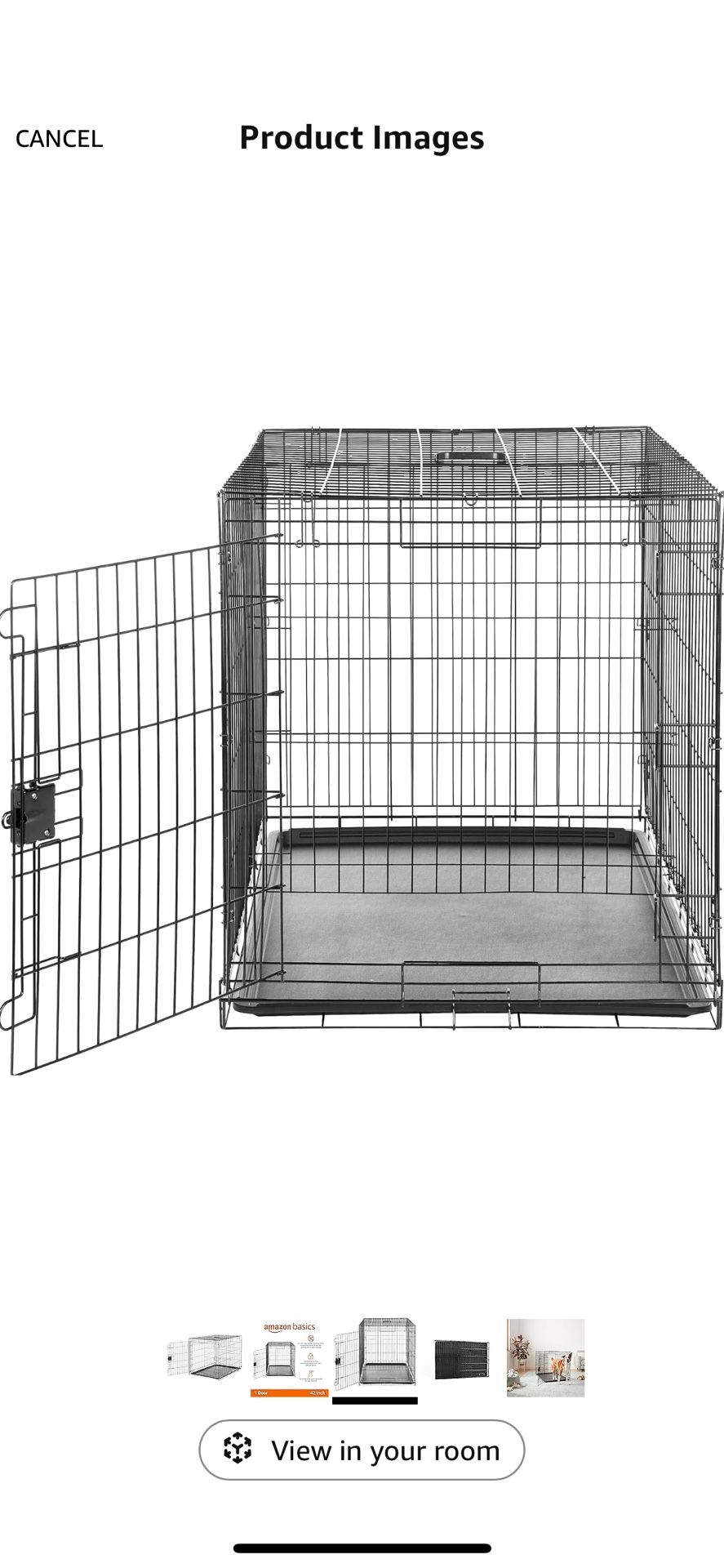Amazon Basics Dog Crate