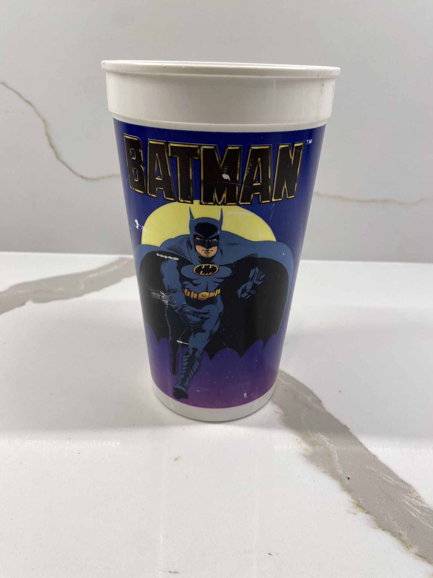 Vintage Batman Taco Bell Cup Batwing &Batman 1989 32oz