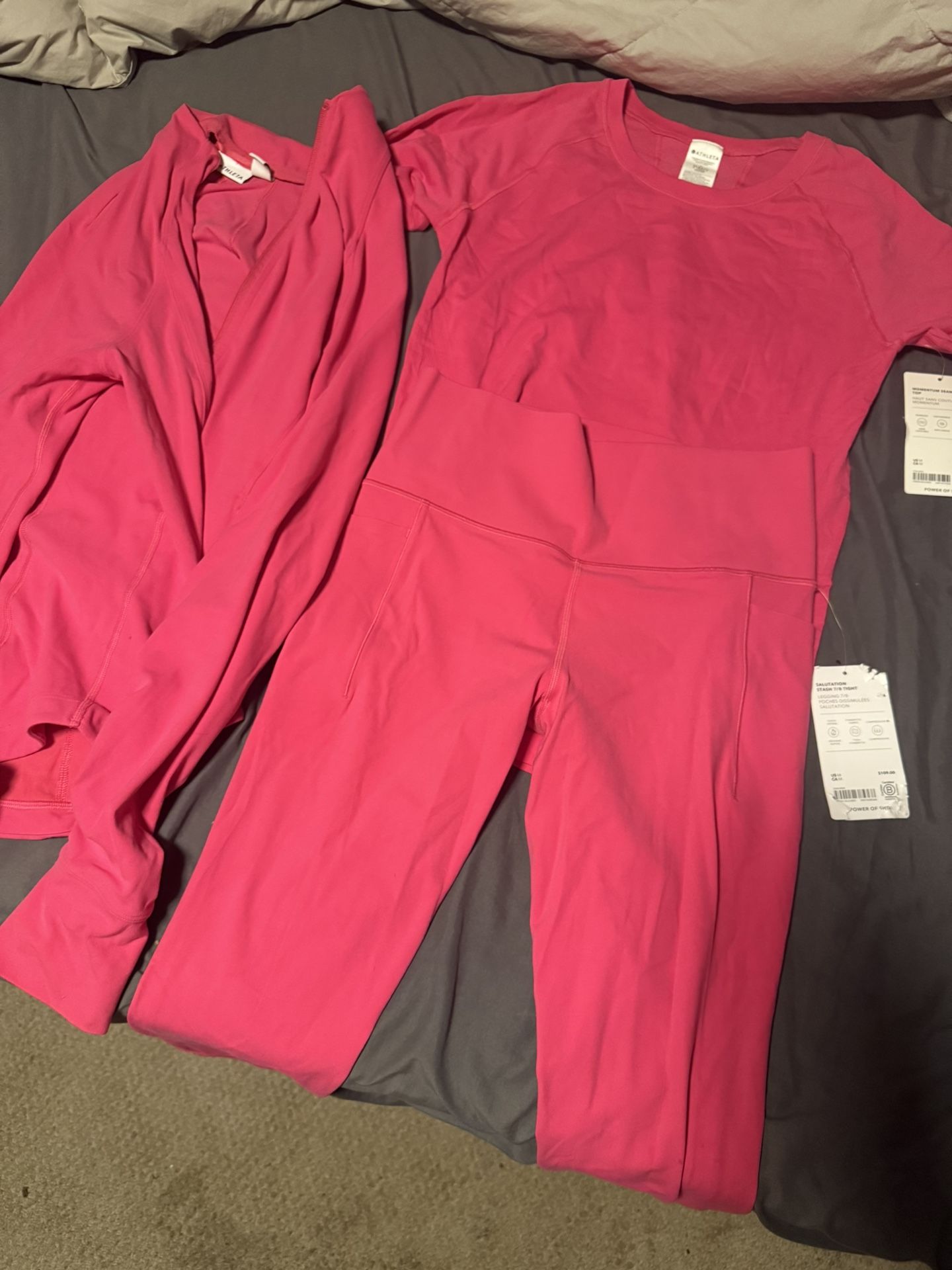 Athleta Hot Pink Set