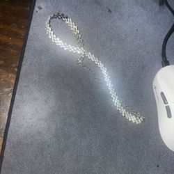Iced out moissanite choker- lab diamond shine