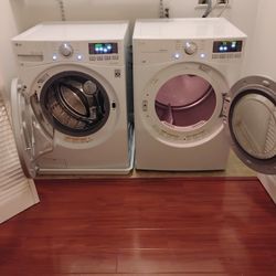 LG washer and gas dryer in excellent working condition 
