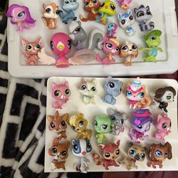 Littlest Pet Shop LOT 30 Pc LPS little Pet Shop 